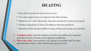 EE 409 | EMD |Specifications| Over load capacity |Hot spot rating | Temperature Rise time curve