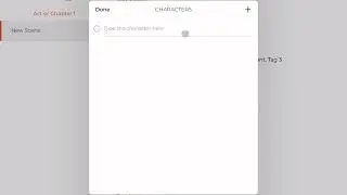 Story Planner App - How to Work with the Scenes