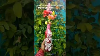 𝐁𝐨𝐭𝐭𝐥𝐞 art' 🎨🖌️#bottleart#viralvideo#art #artandcraft #drawing #new#subscribe #support #tranding