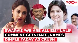 Swara Bhaskar faces BACKLASH over Bisexuality comment, REVEALS having CRUSH on Dimple Yadav
