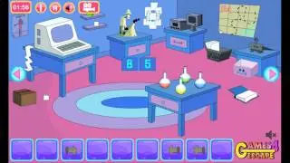Old Scientist Room Escape the room Walkthrough