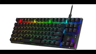 HyperX Alloy Origins Core Gaming Toetsenbord HyperX Aqua Switch RGB Tenkeyless Mech Qwerty Zwart