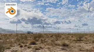 Building a Realistic Desert Environment in Blender 5.1