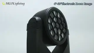 19*40W LED Bee Eye Zoom Moving Head, 4~60&deg;