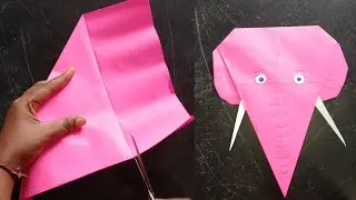 How to make paper Elephant craft for kids /origami paper elephant craft/diy paper elephant