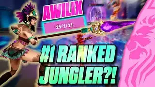 AWILIX #1 RANKED JUNGLER RIGHT NOW?!  SMITE 2