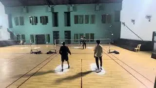 Badminton doubles sunday 1 feb