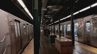 R211A #4255/#4139 NIS + R179 #3024 (A) Lefferts Shuttle leaving Lefferts Blvd