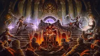 Diablo 4, Season 9.  Chat, having fun, relaxed.  Leveling up my Druid Glyph's.
