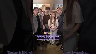 Taetae & RM with a Director, an Actor, and a Fanboy 😍💜✨ | No Other Choice Premiere Korea 2025