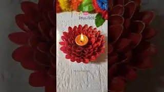 DIY Diwali Diya Stand | Easy Diya Stand for Diwali 2025 #diwalidecoration #hype #shorts #ytshorts