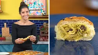 Christmas Turkey Stuffed Dough Balls Recipe