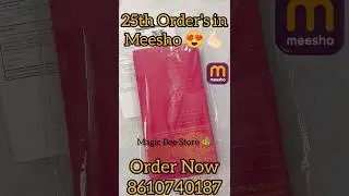 25th Order in #Meesho #saree  #sungudisarees #trending #shorts #viral #meeshofinds #hairaccessories