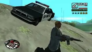 ВВЁЛ КОДЫ В GTA SAN ANDREAS - СОБРАЛ 6 ЗВЁЗД!