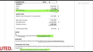 Estate Duty - Example 4 (2min)