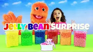JELLY BEAN SURPRISE Nickelodeon Funny Paw Patrol Disney Frozen Elsa Toys Kinder Surprise Eggs Video