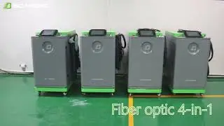 High-efficiency 4 in1 laser equipment, cutting, welding, marking, and weld cleaning in one go