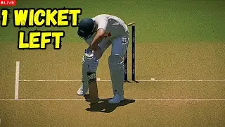 Can I Save The Ashes with 1 Wicket Left?! 😱 LIVE Cricket 26