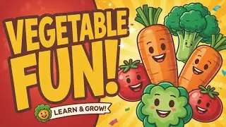 Educational Vegetable Song | Learn English and Healthy Eating with Fun Veggie Rhymes