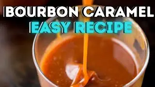 Easy Homemade Caramel Sauce Recipe #shorts | No thermometer needed! |  Bourbon Caramel Sauce Recipe