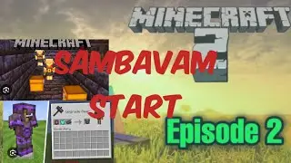 Minecraft Season 2 Episode 2 Ancient Debris mining and Exploring Piglin bastin 