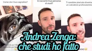 ANDREA ZENGA parla delle sue aspirazioni professionali, percorso di studi..e della salute di Chinu
