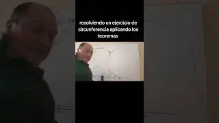 resolviendo un ejercicio de circunferencia aplicando los teoremas