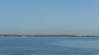 Toronto Harbour and Toronto Islands as seen from the east side