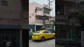 Bangkok - Construction workers dismantling scaffolding #construction #bangkok #thailand