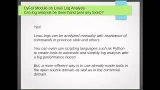 Linux Log Analysis