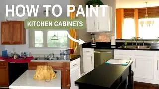 How To Paint Kitchen Cabinets | Step by Step & Supply List