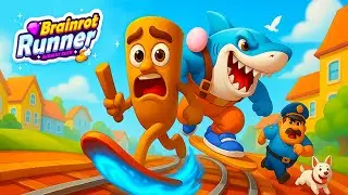 Brainrot Runner:Subway rush Gameplay
