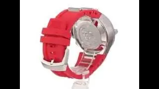 Invicta Men's 1387 Subaqua Noma IV Chronograph Red Dial Red Silicone Watch