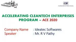 ACE 2020: Real Time Energy and Asset Performance Monitoring Solution by Ideatec Softwares