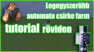 Minecraft automata csirke farm magyar tutorial 1.20 (HUN)