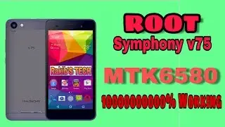 How To Root Symphony V75 2017 update MTK6580 Marshmallow root 100% working Must see