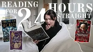 READING FOR 24 HOURS.... STRAIGHT?? || reading vlog