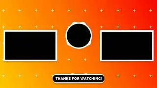 Free professional 2d outro template 2018 ( No text )