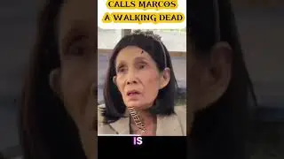 ELEANOR DUTERTE CALLS MARCOS A WALKING DEAD #phnewsupdate #bringhimback #bringhimhome #prrdupdate