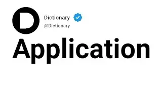 Application Meaning In Arabic 