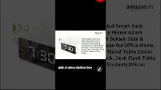 smart clock mirror clock #shortsvideo #tranding