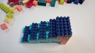 Satisfying DIY Lego Blocks Stairs/ASMR Building Blocks/ block game/Lego Blocks #asmrfood #asmr #lego