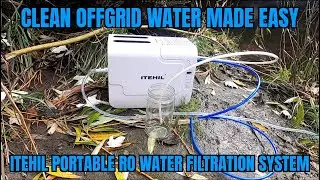ITEHIL Portable RO Water Filtration System - clean offgrid water made easy