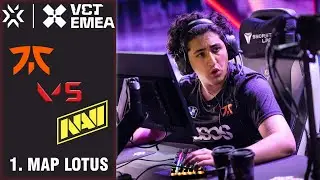 FNATIC vs NAVI | VCT 2023: EMEA LEAGUE | 1. MAP LOTUS | WEEK 8