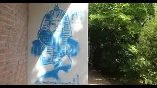 Freehand & freestyle Makkabi Tennis & Squash Graffiti Art 2021 #urbanart #streetart #graffitiart
