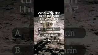 Who was the first person to walk on the moon ?