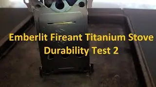 Emberlit Fireant Titanium Stove Test - 2