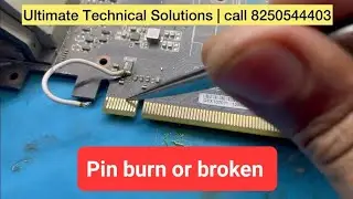 graphics card pin issue | how to repair broken GPU pin | graphics card| Ultimate Technical Solutions