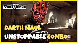 DARTH MAUL UNSTOPPABLE COMBO | Heroes vg Villains | Battlefront 2