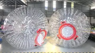 2.5m large transparent PVC inflatable zorb ball